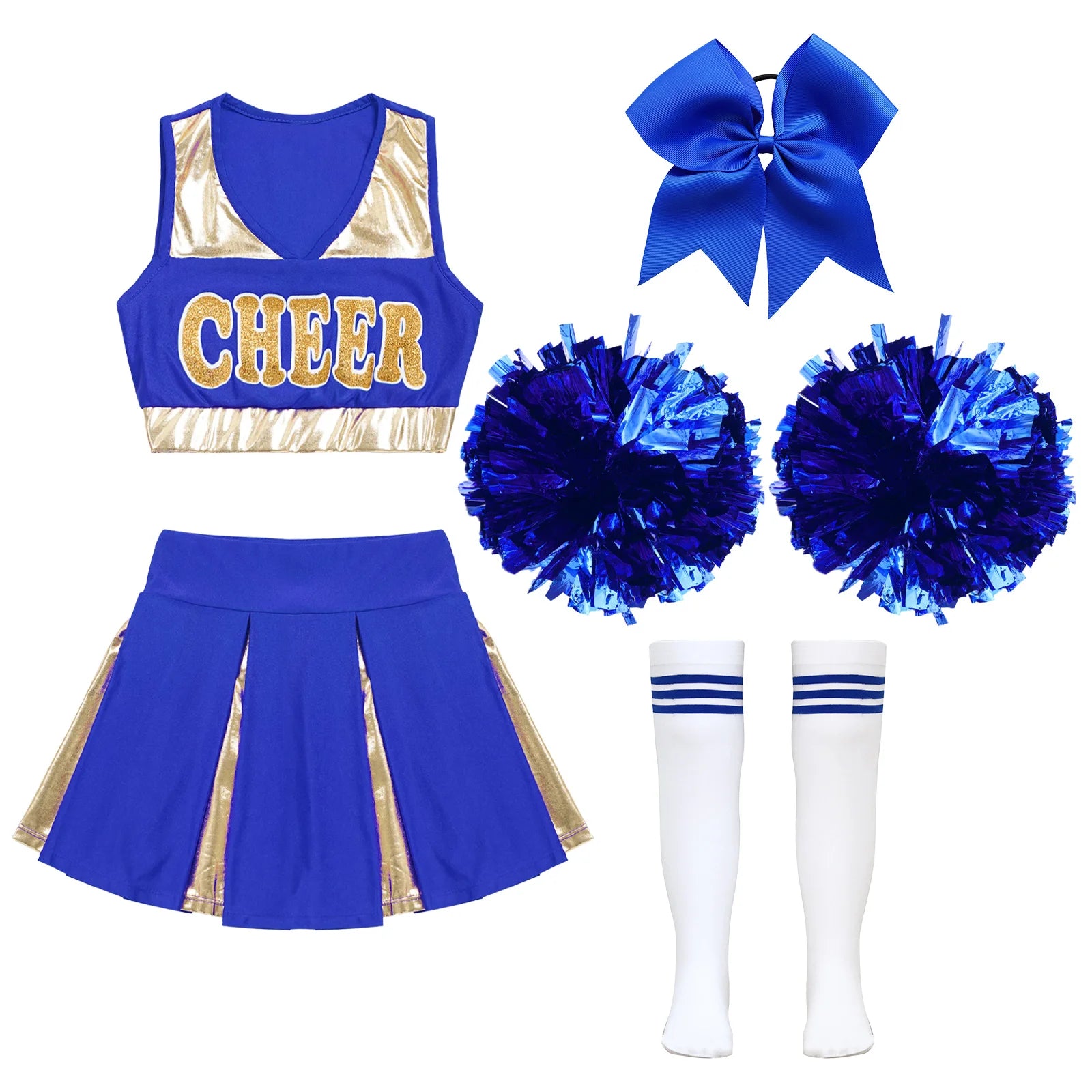 Kids Cheerleader Uniform Outfit