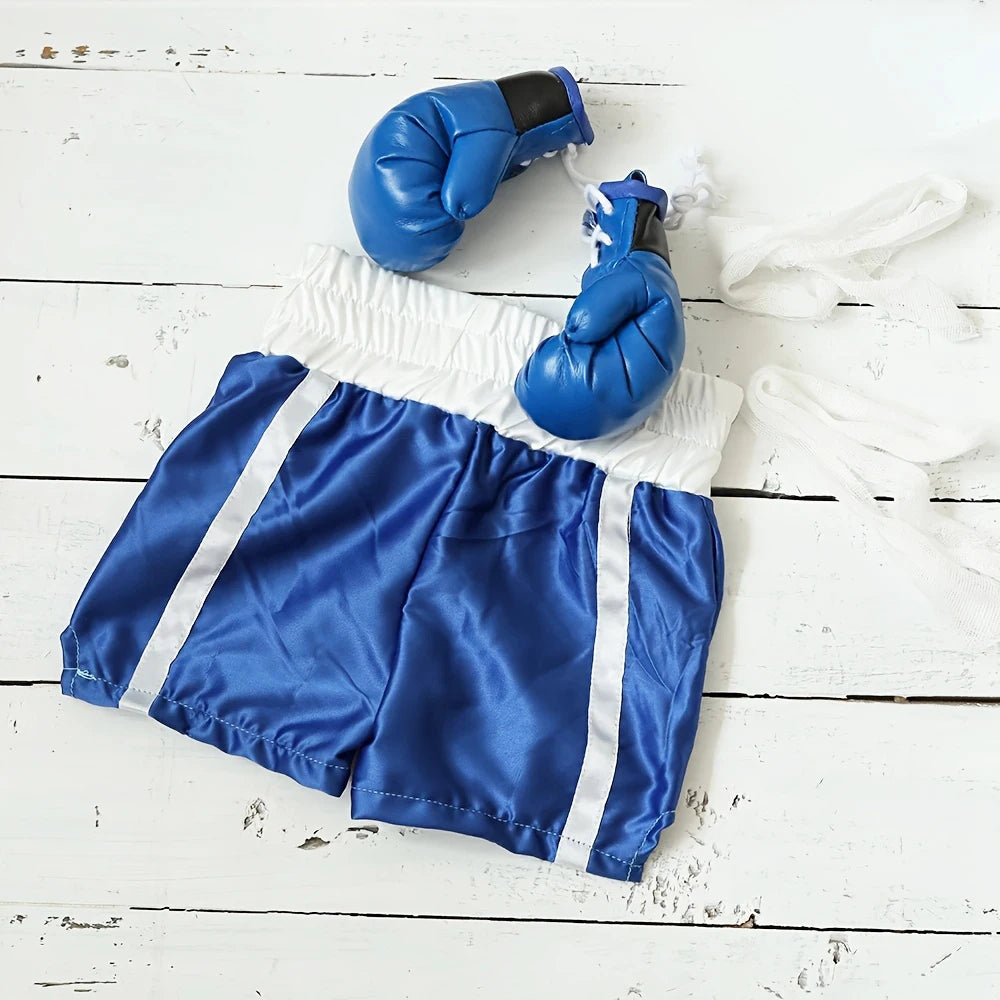 Baby Boxing Photography Outfit Set