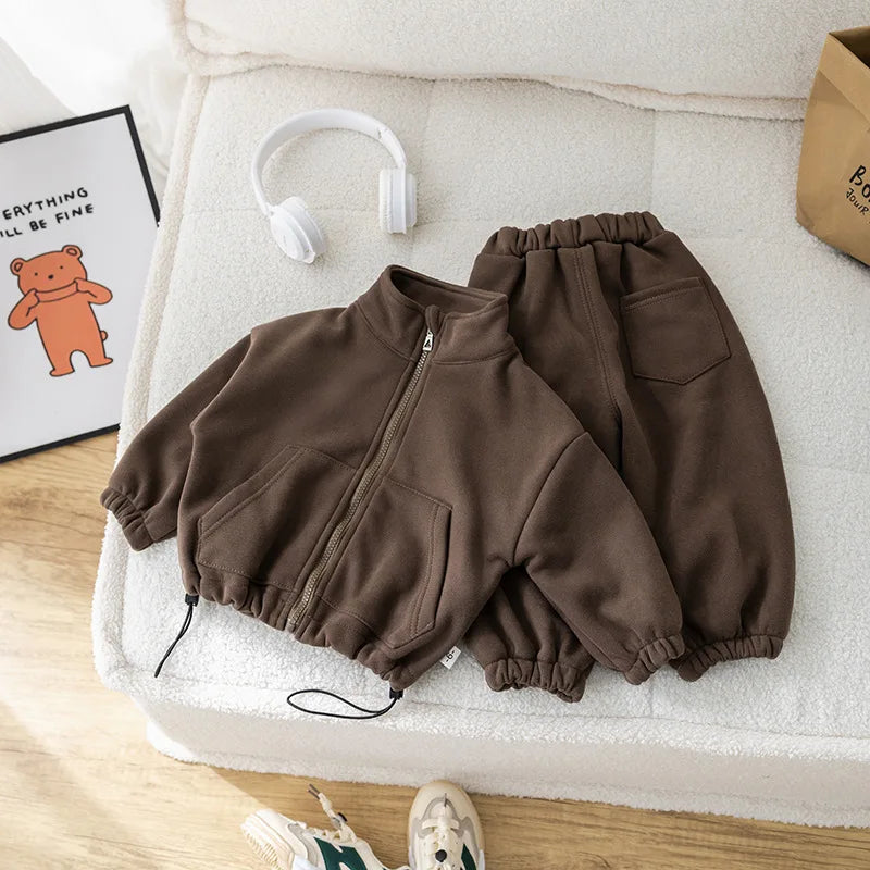 Unisex Ultra-Soft Fleece Sweatsuit Set