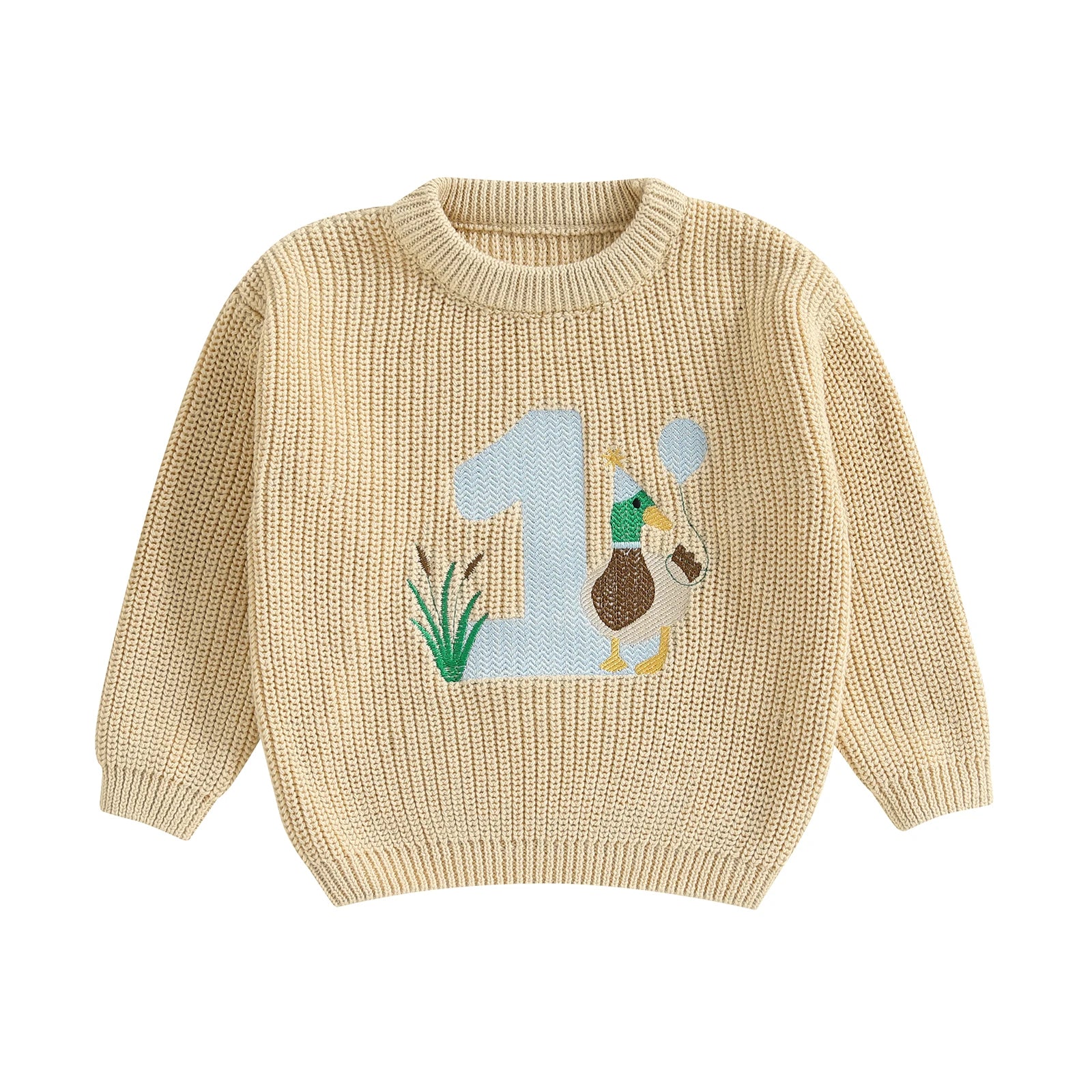 Baby First Birthday Knit Sweater