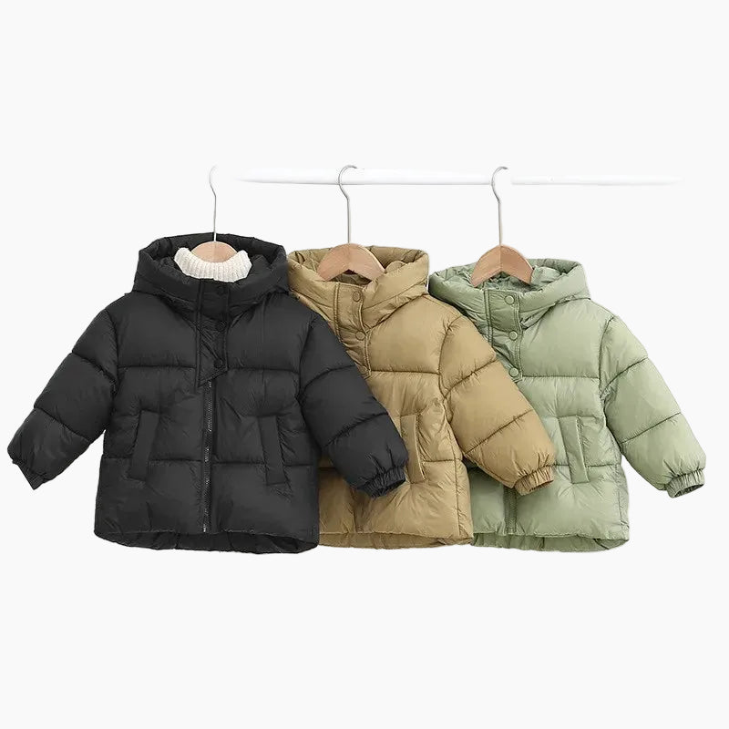 Unisex Hooded Puffer Jacket for Kids