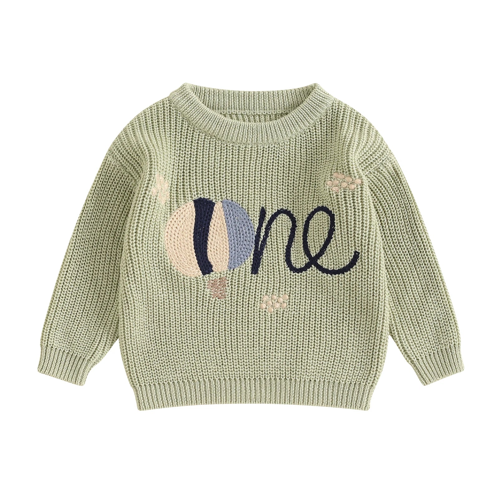 Baby First Birthday “One” Knit Sweater