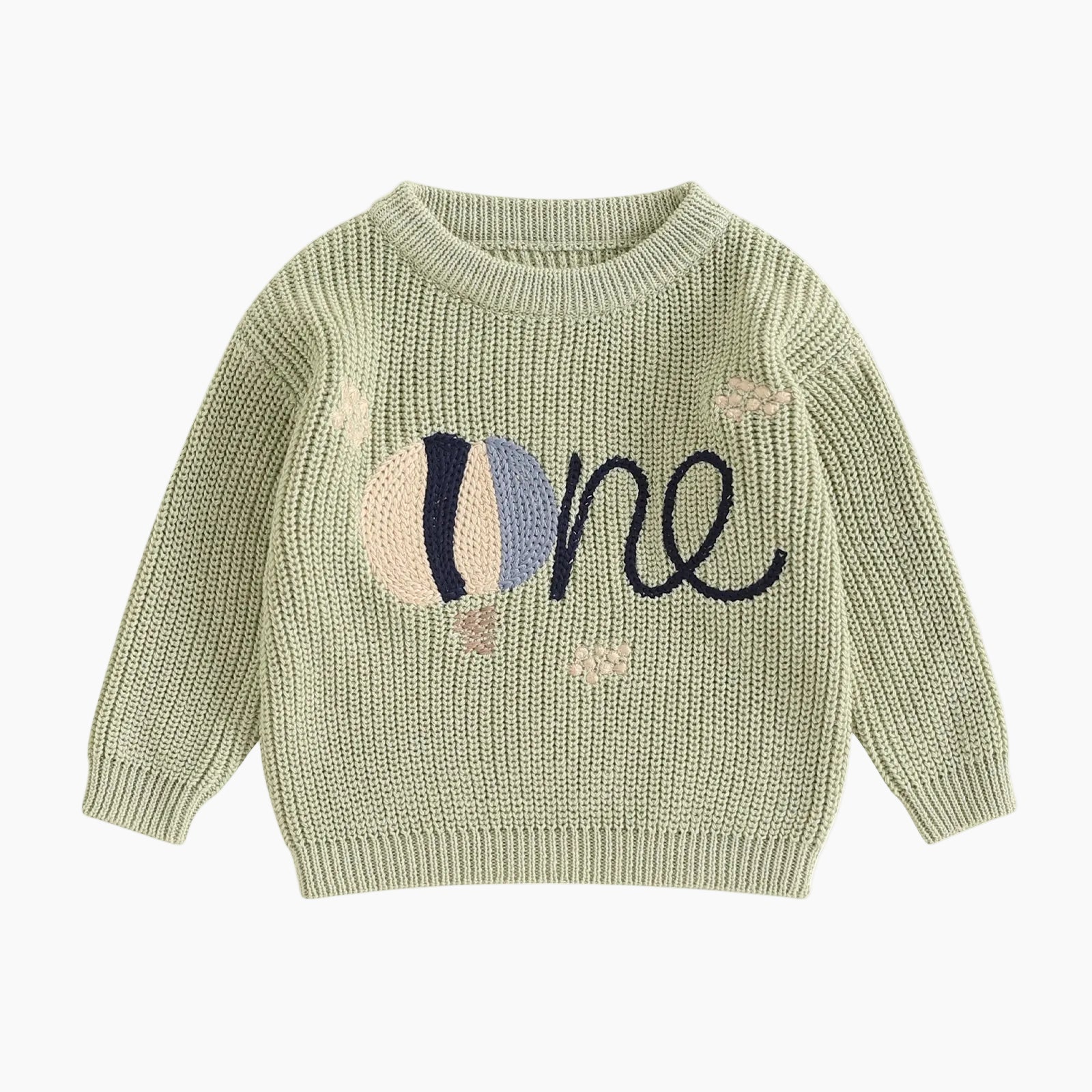 Baby First Birthday “One” Knit Sweater
