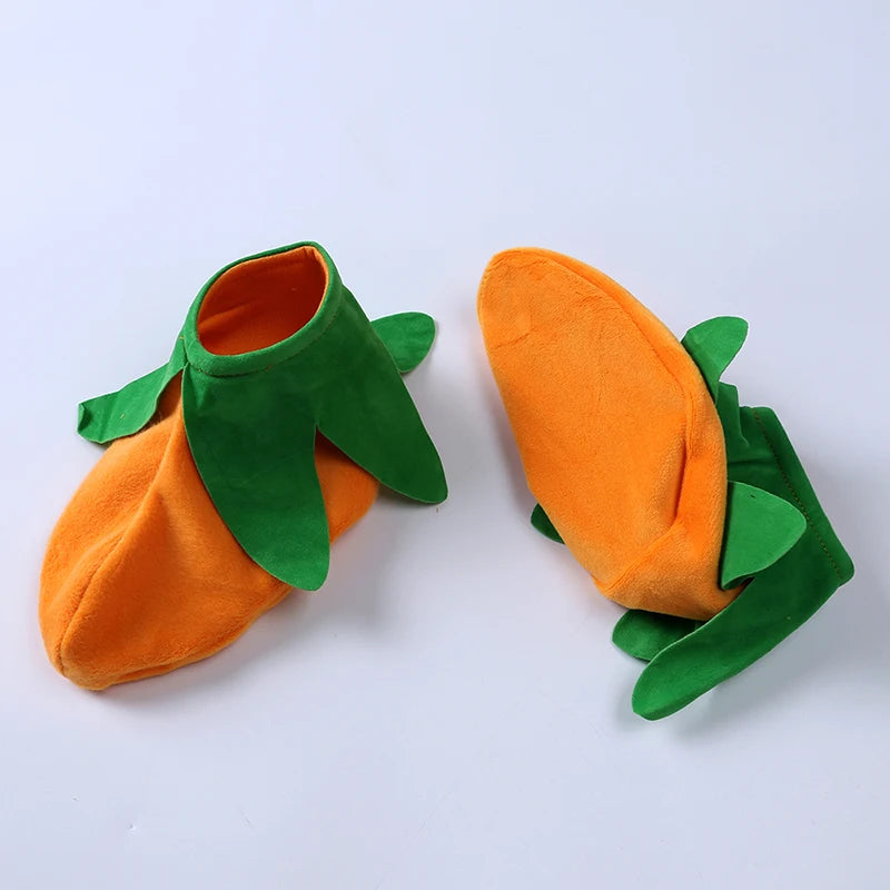 3-Piece Baby Pumpkin Halloween Costume Outfit
