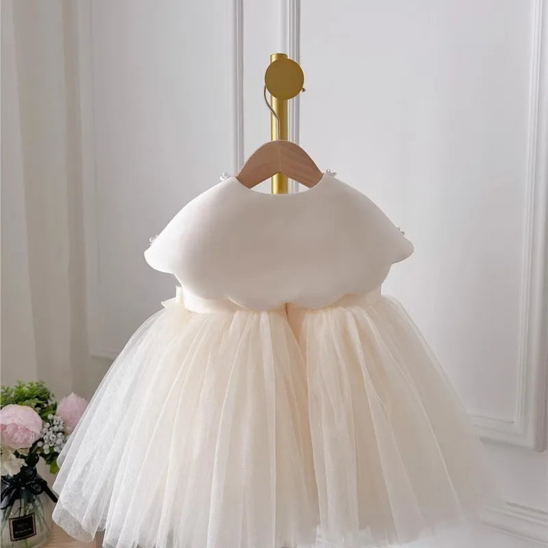 Baby & Toddler Silk and Tulle Princess Gown