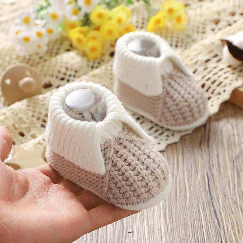 Handmade Knitted Baby Booties