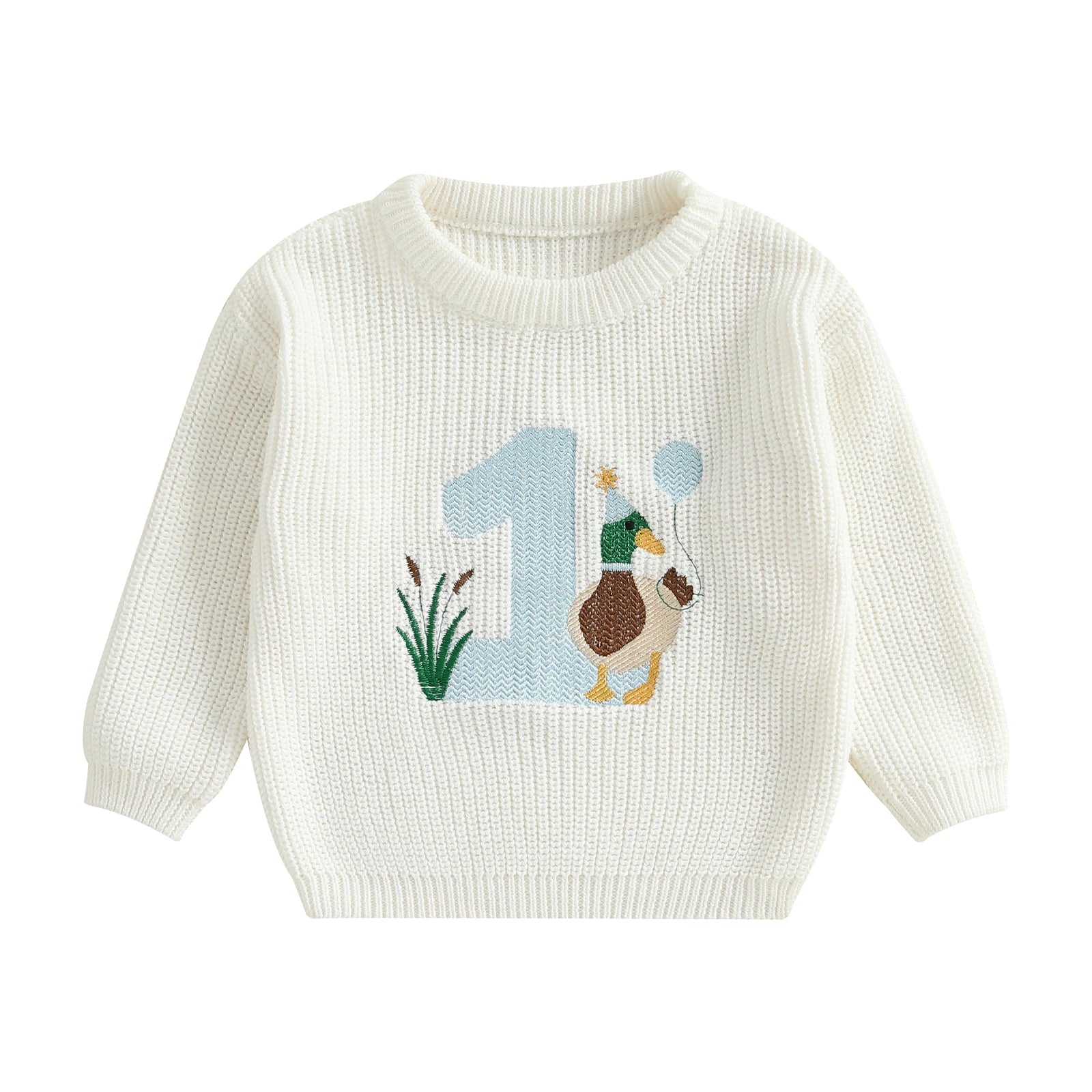 Baby First Birthday Knit Sweater