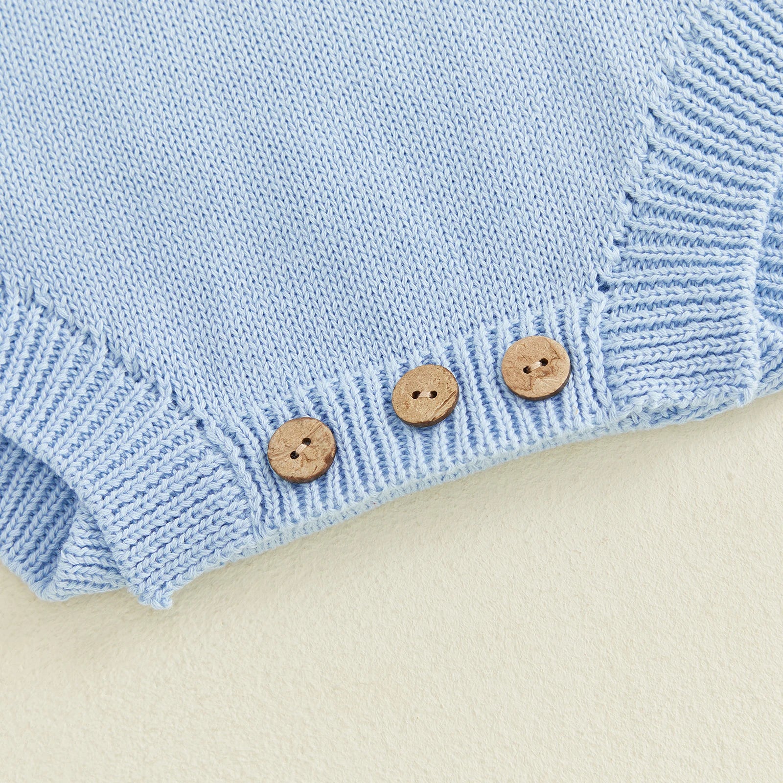 Baby 4th of July Flag Pattern Knit Sweater Bodysuit