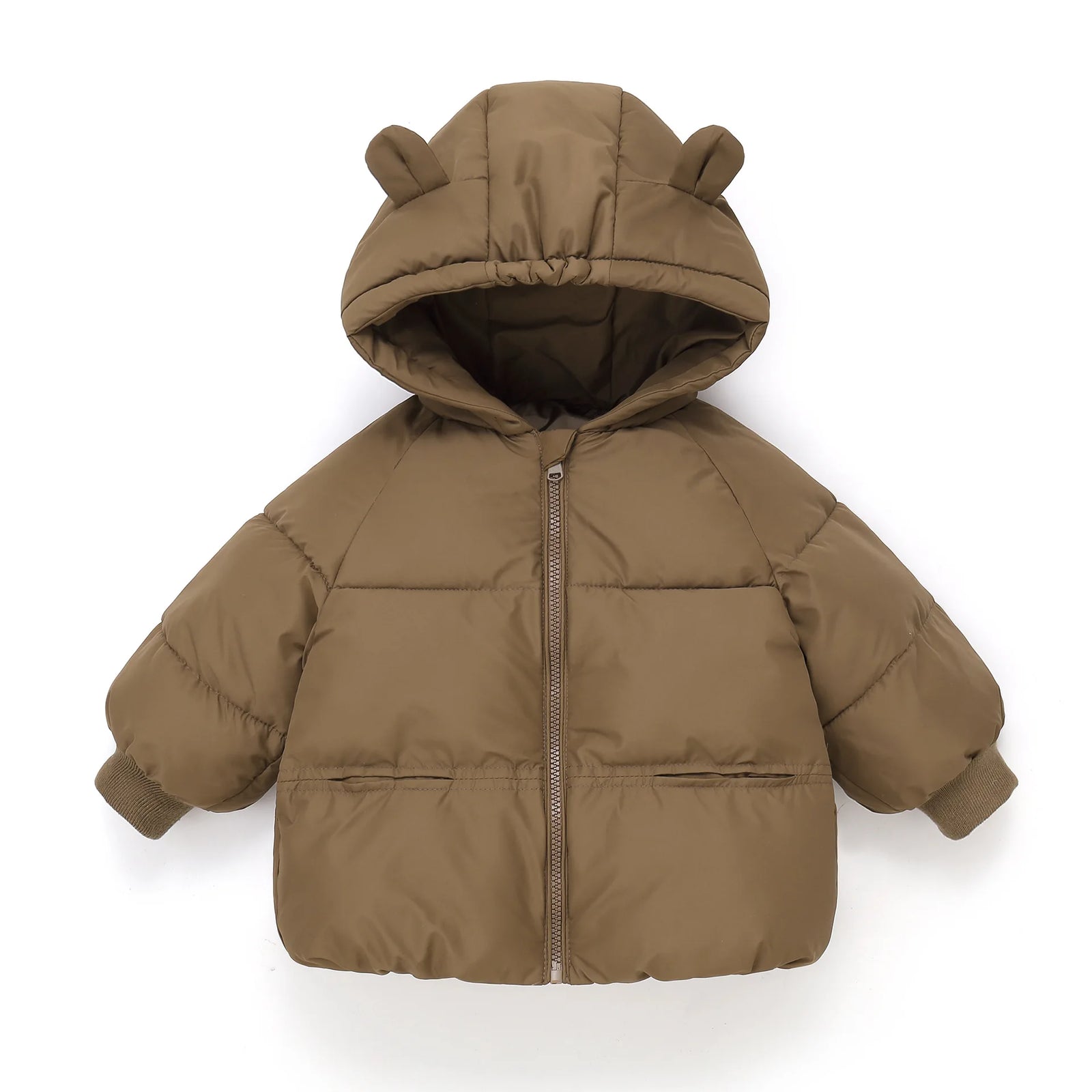 Hooded Puffer Cotton Coat for Kids