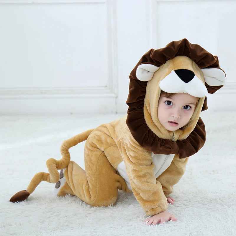 Baby Lion Costume Romper