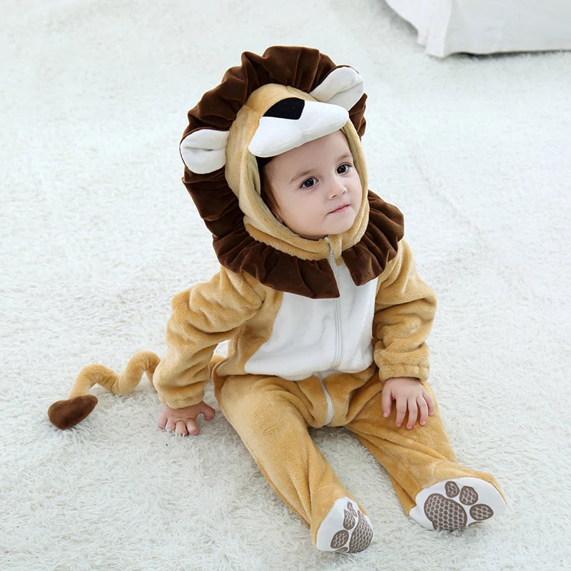Baby Lion Costume Romper