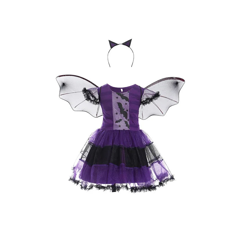 Girl's Glitter Witch Costume