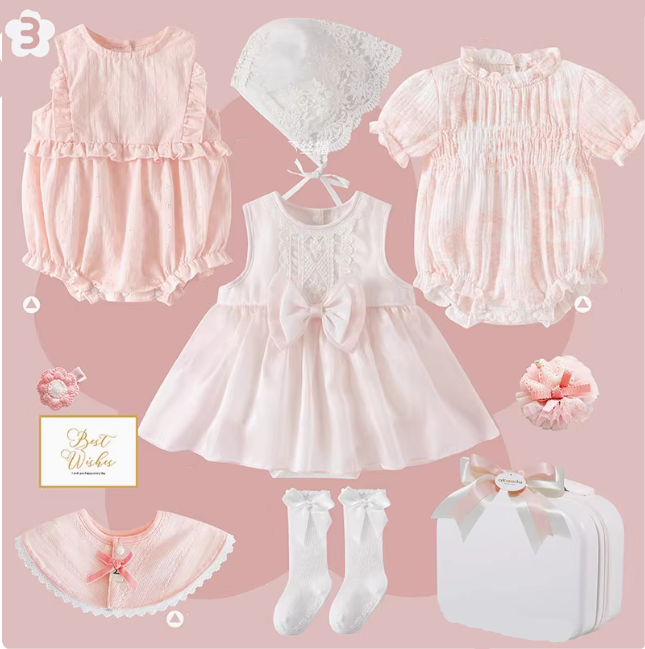 Pink Princess Baby Gift Set