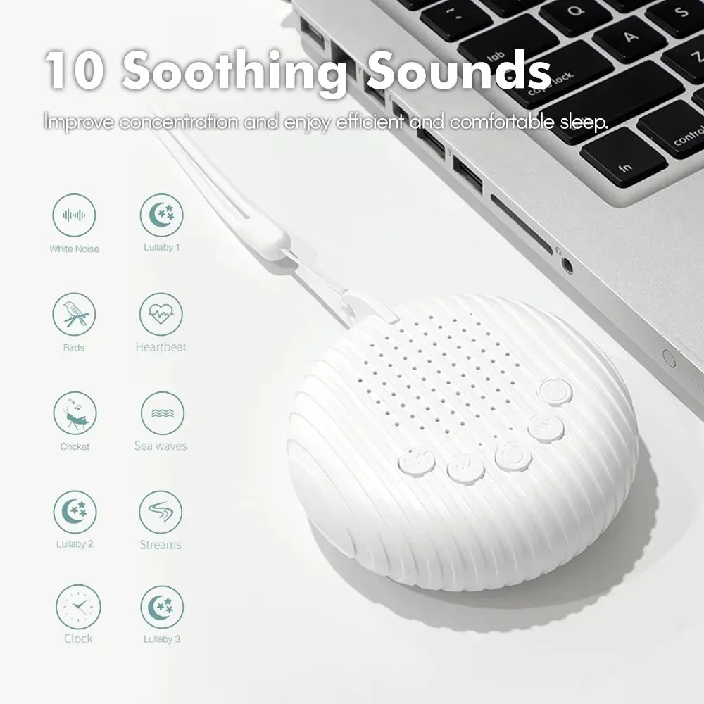 Portable White Noise Sound Machine for Baby Sleep