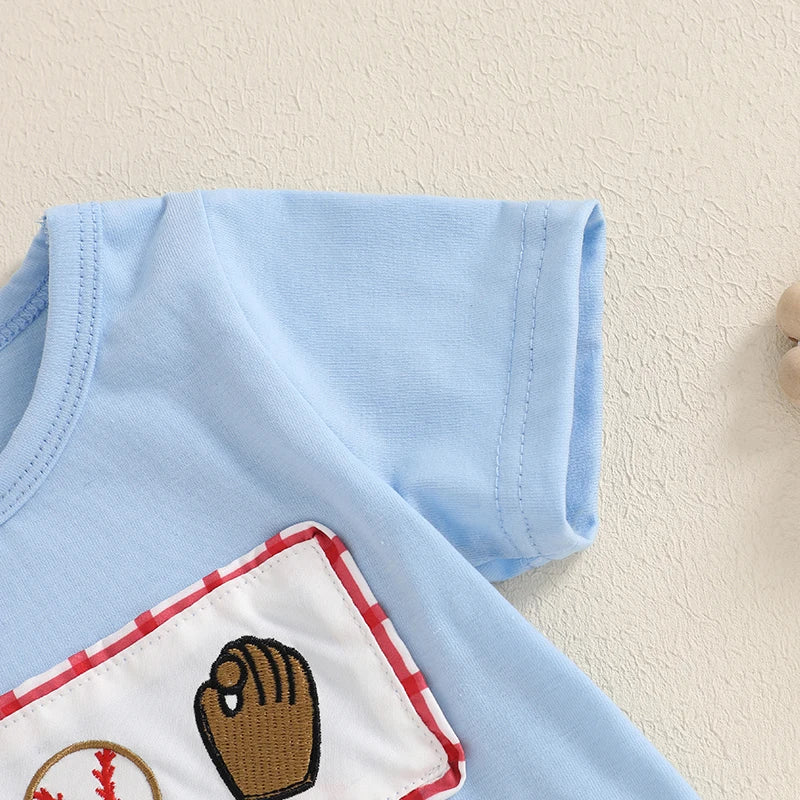 Toddler Boy Summer Baseball Outfit