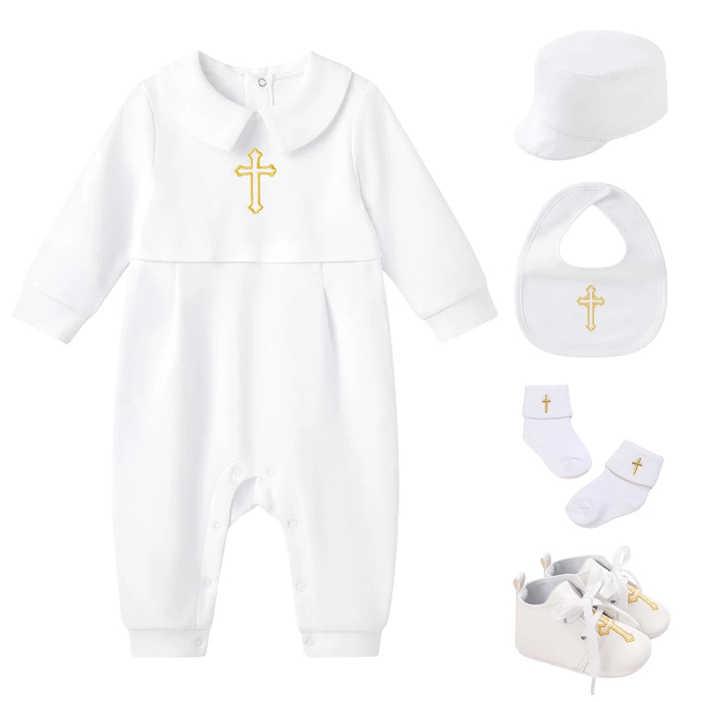 5-Piece Baby Baptism Outfit Set
