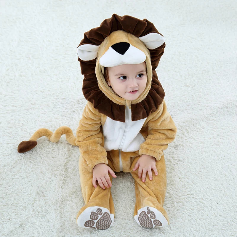 Baby Lion Costume Romper