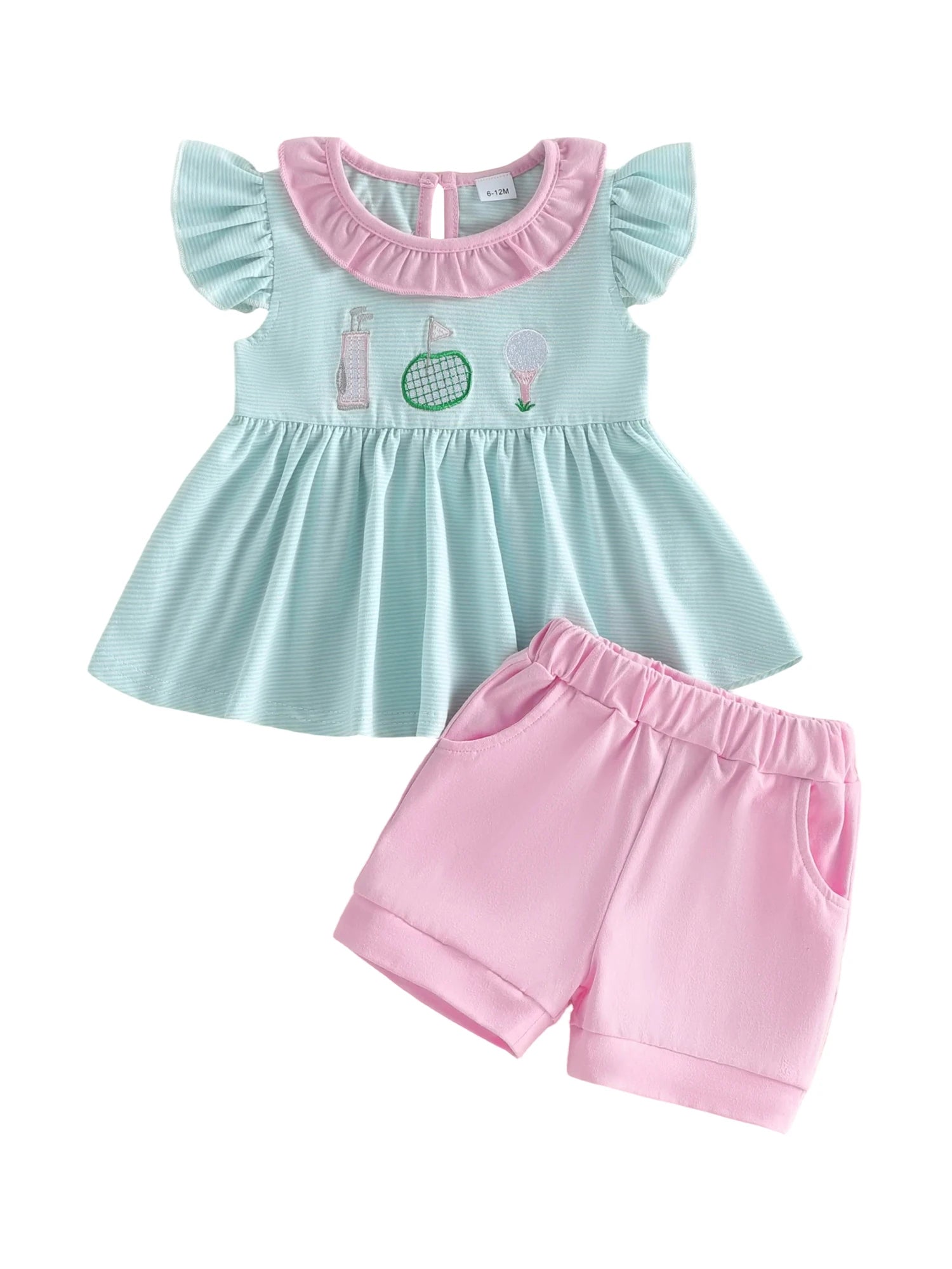 2-Piece Golf Motif Outfit