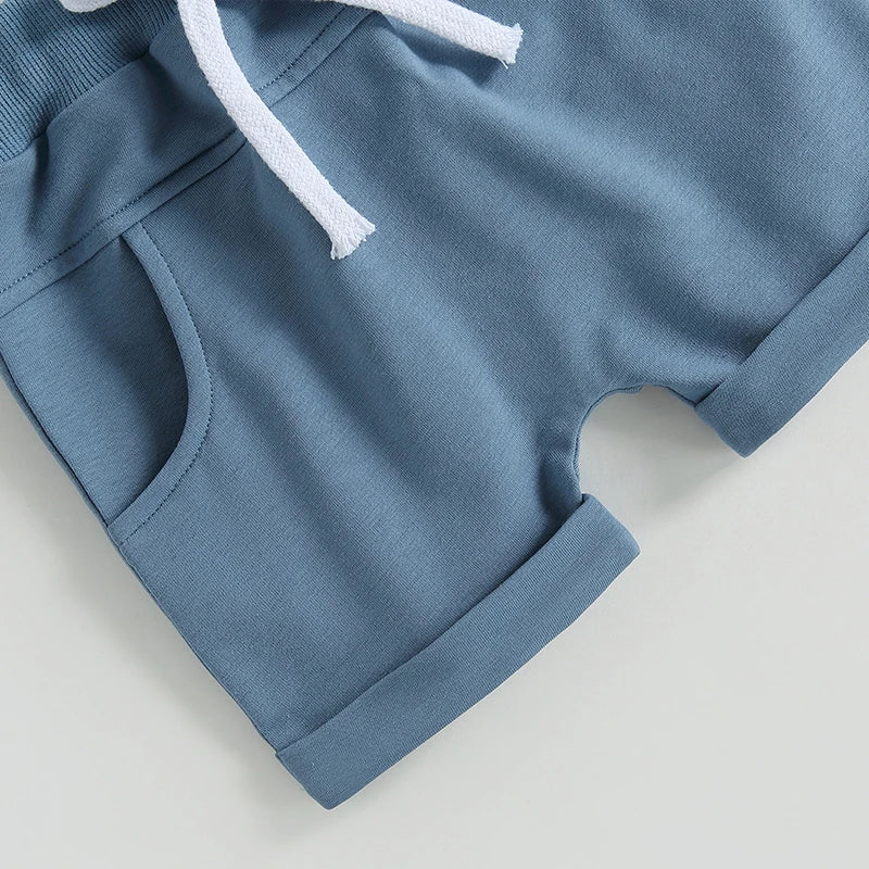 Printed T-Shirt & Casual Shorts Set