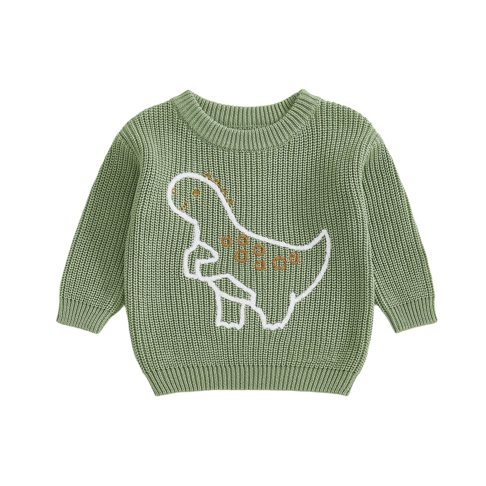 Baby & Toddler Boys' Dinosaur Embroidered Knit Sweater