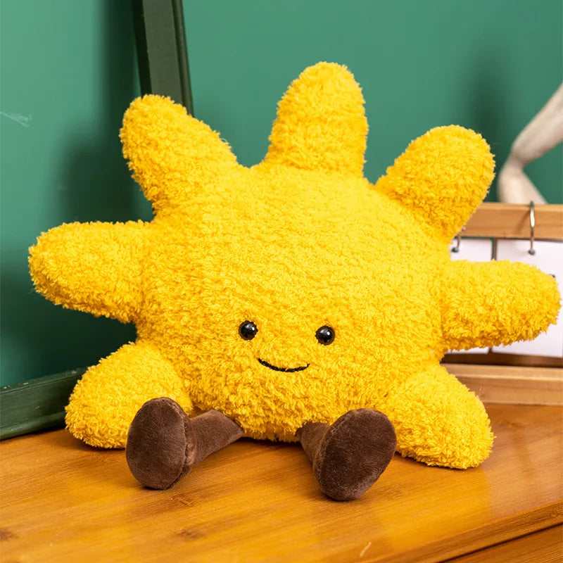 Cute Moon & Sun Plush Pillow