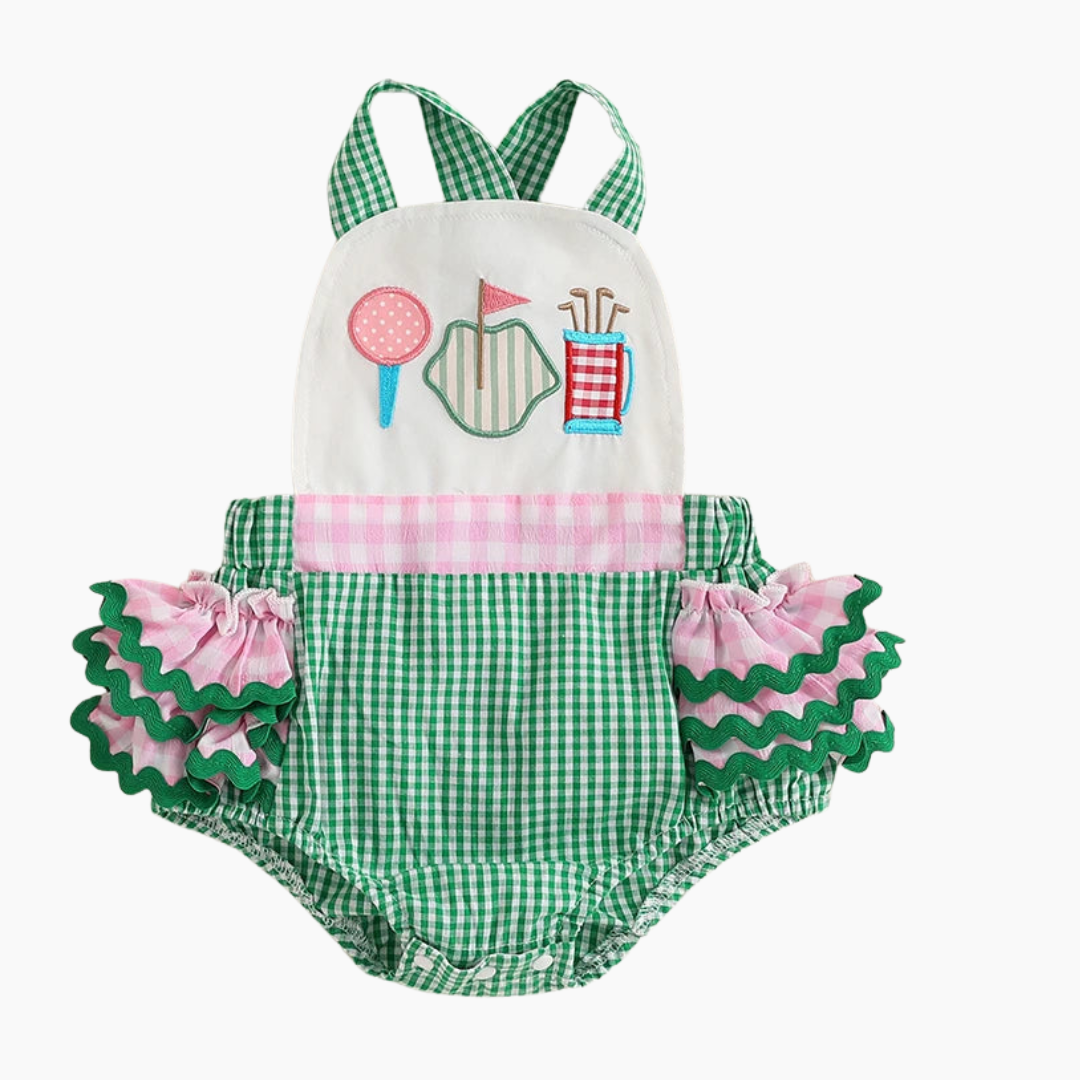 Baby Girl Summer Golf Romper