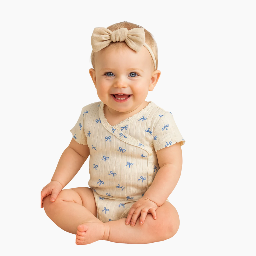 Sweet Heart Print Baby Romper