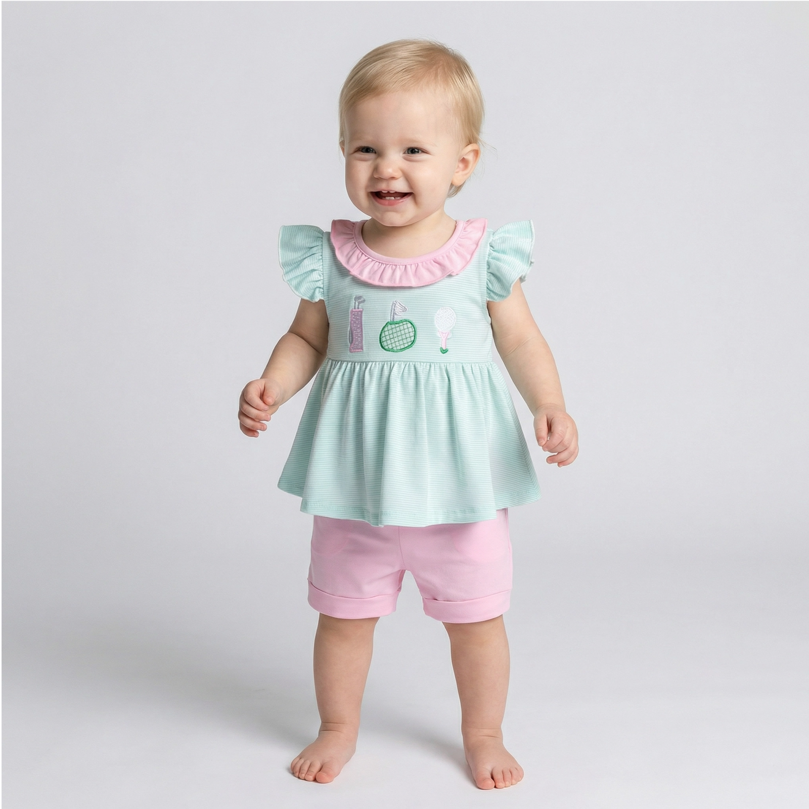 2-Piece Golf Motif Outfit