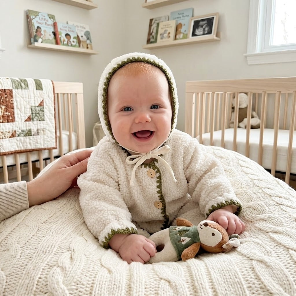 Baby Fleece Plush Warm Romper