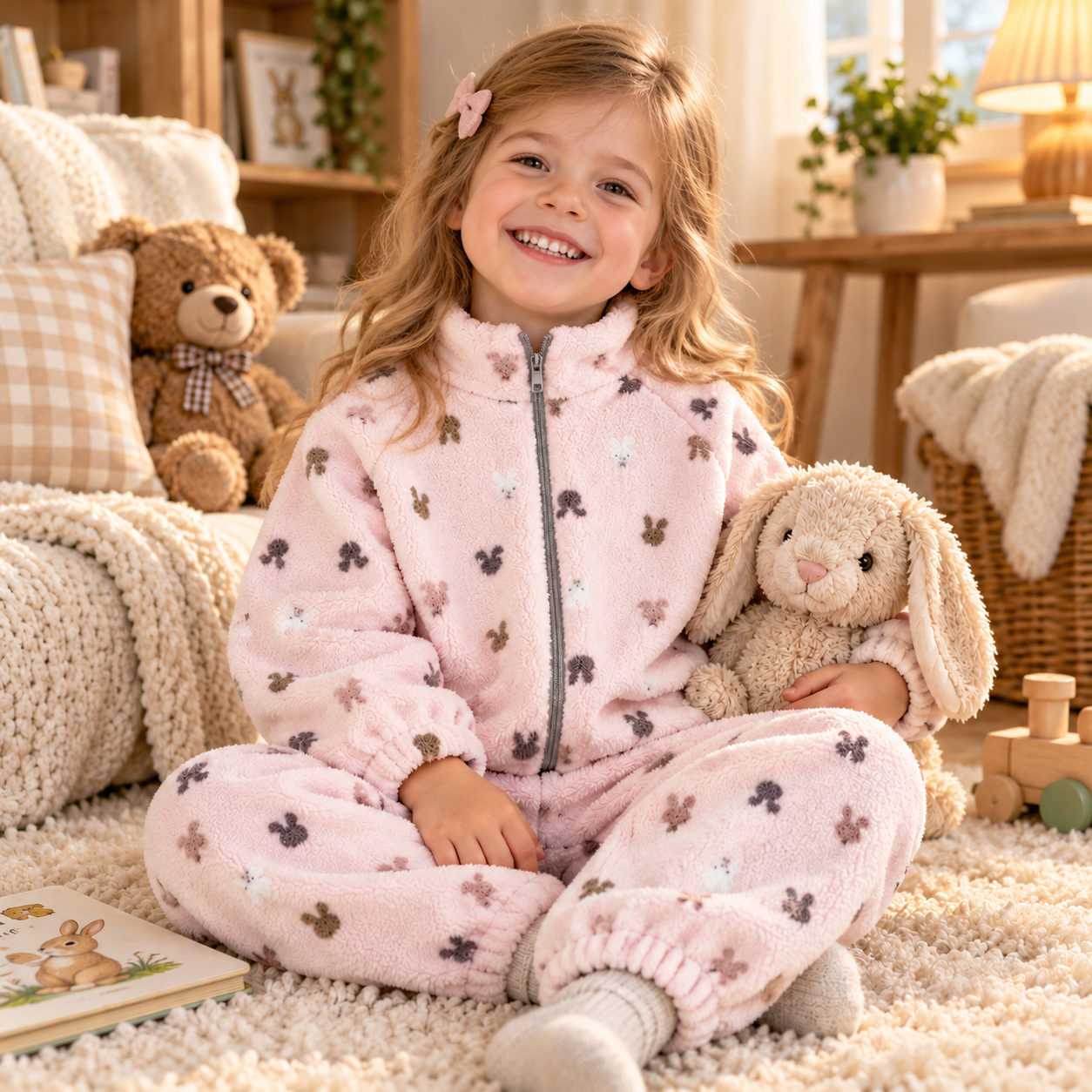 Baby & Toddler Winter Zip-Up Top & Pants Set