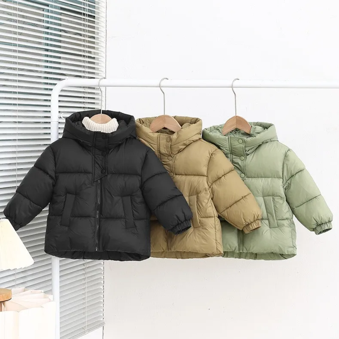 Unisex Hooded Puffer Jacket for Kids