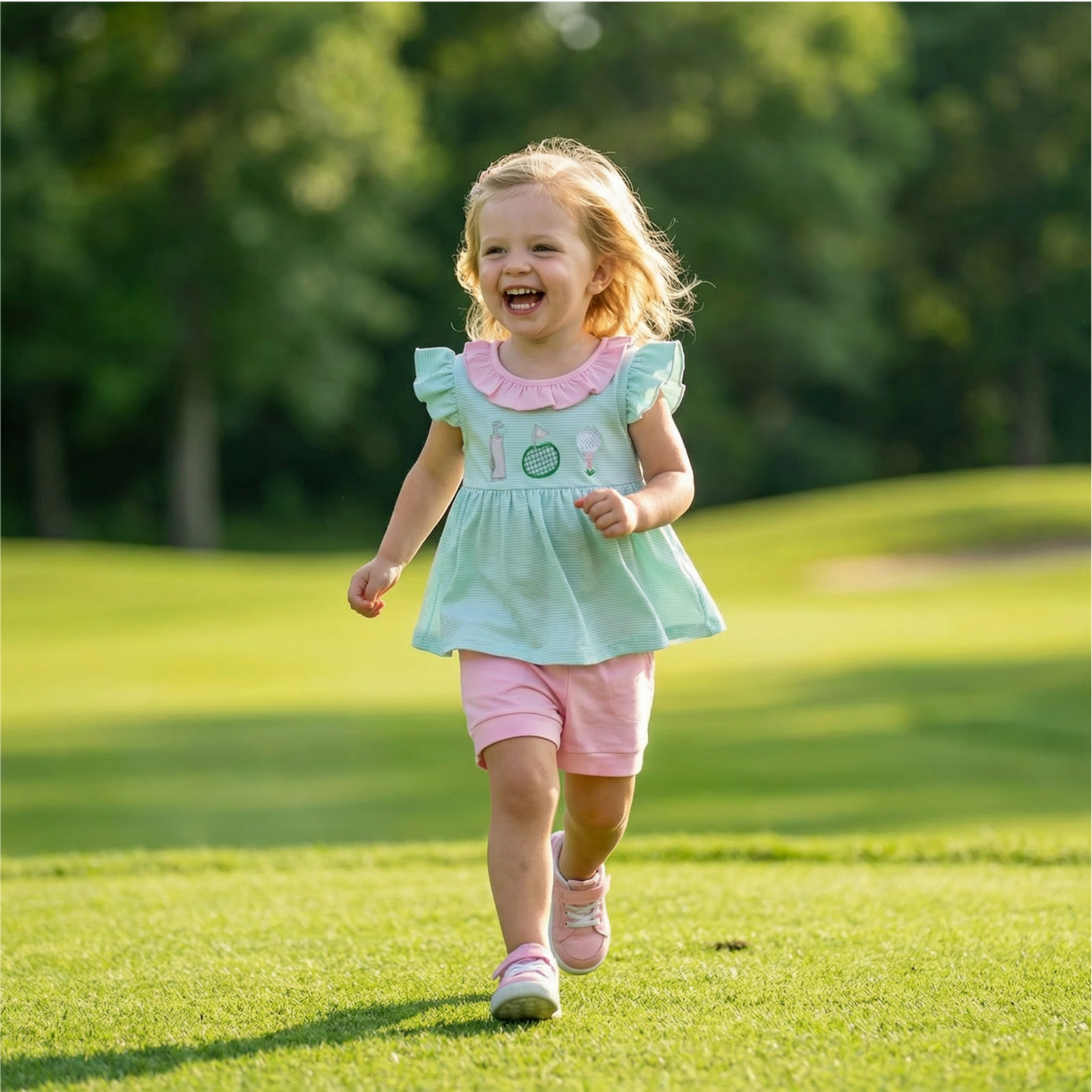 2-Piece Golf Motif Outfit