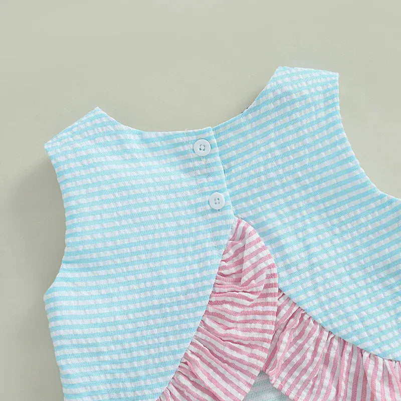 2 Piece Golf Cart Top and Bow Shorts Set