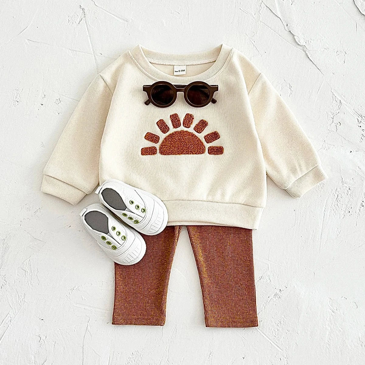 Sun / 6-9M 2Ps Long Sleeve Sweatshirt and Pant Set