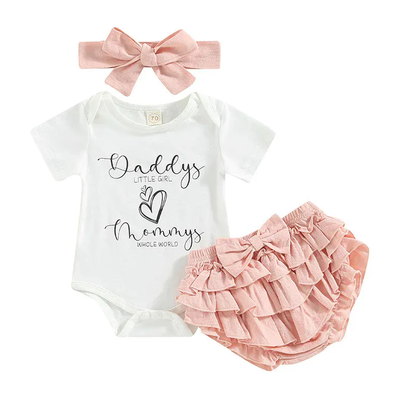 3-Piece Baby Girl Outfit Set