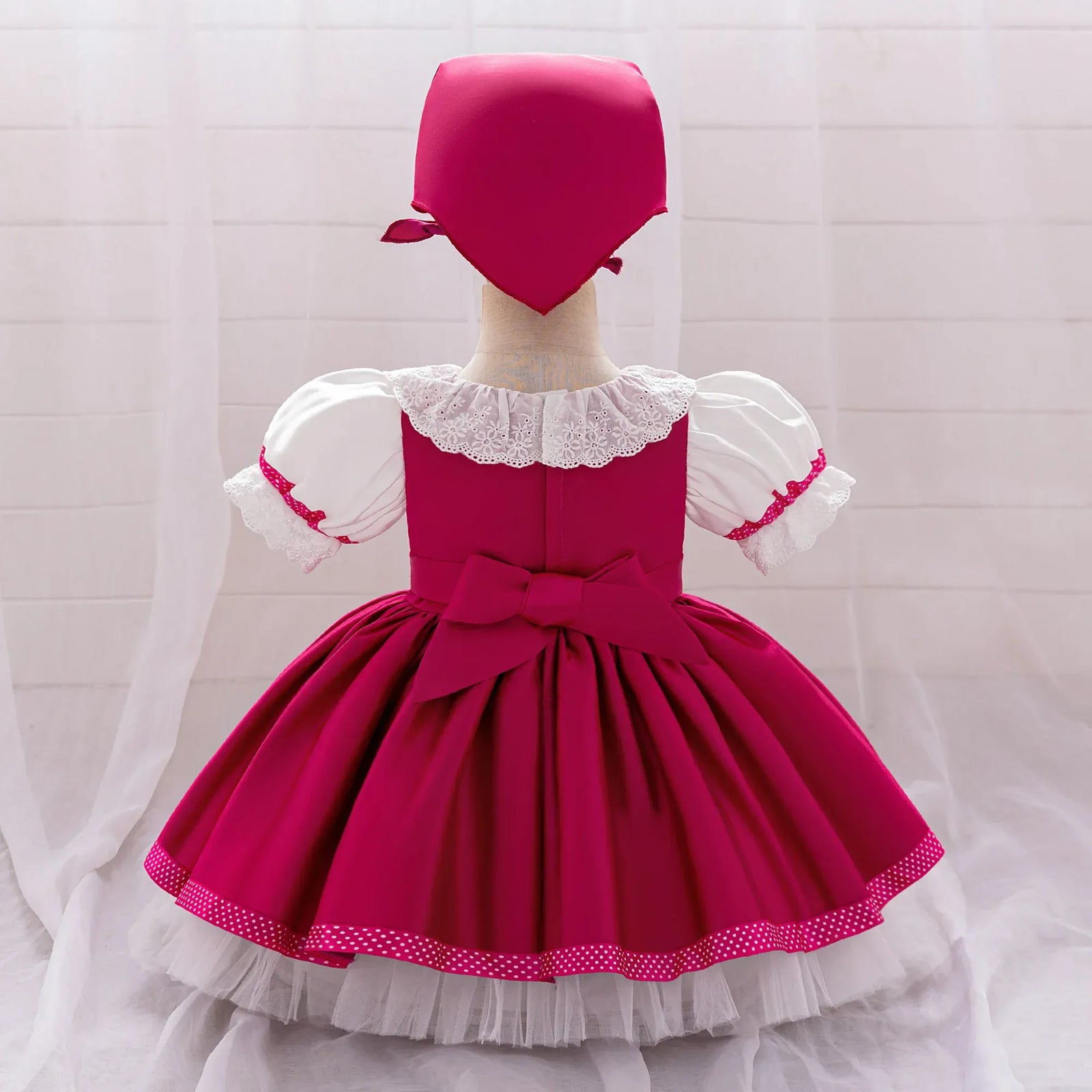 3-Piece Lolita Party Dress Set for Toddlers