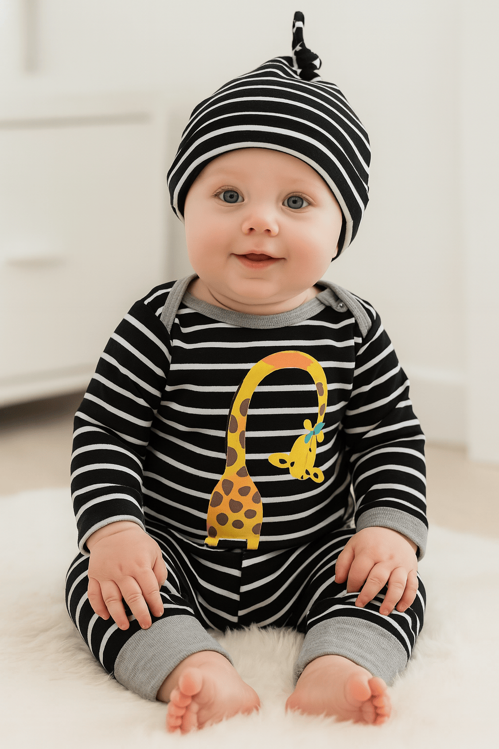 3PCS Newborn Baby Boy Outfit Set