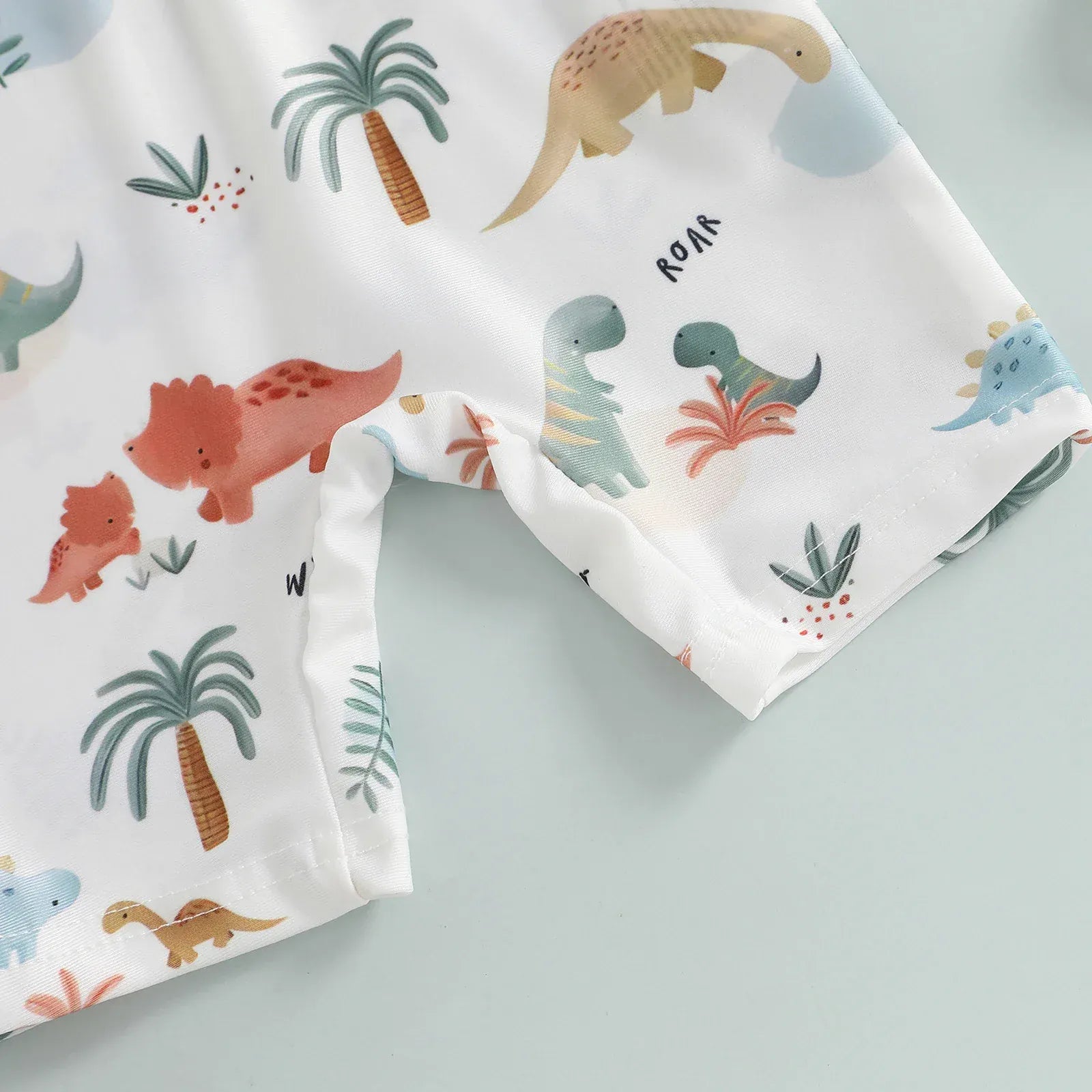 Baby Boy Rash Guard Swimsuit with Swim Cap