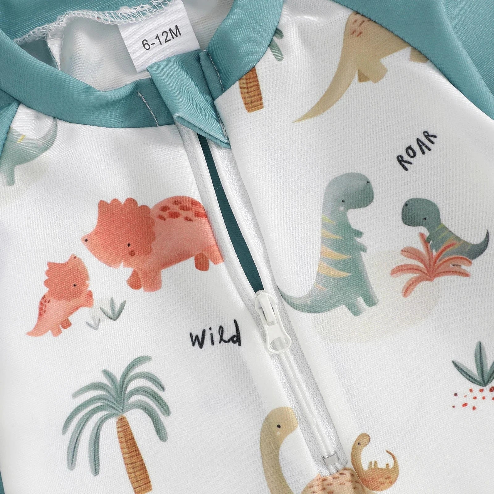 Baby Boy Rash Guard Swimsuit with Swim Cap