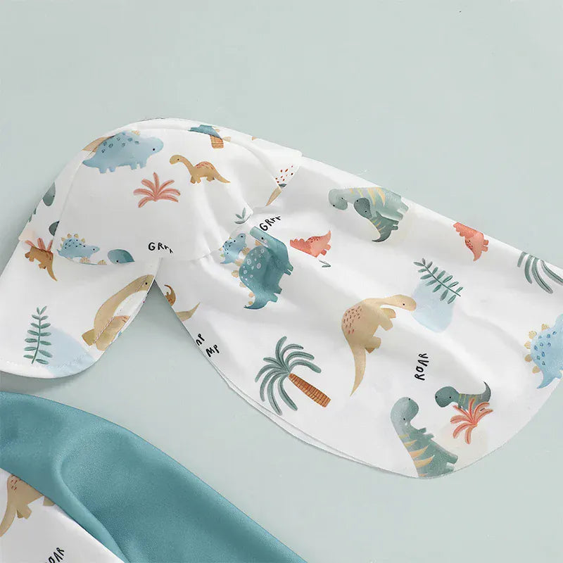 Baby Boy Rash Guard Swimsuit with Swim Cap