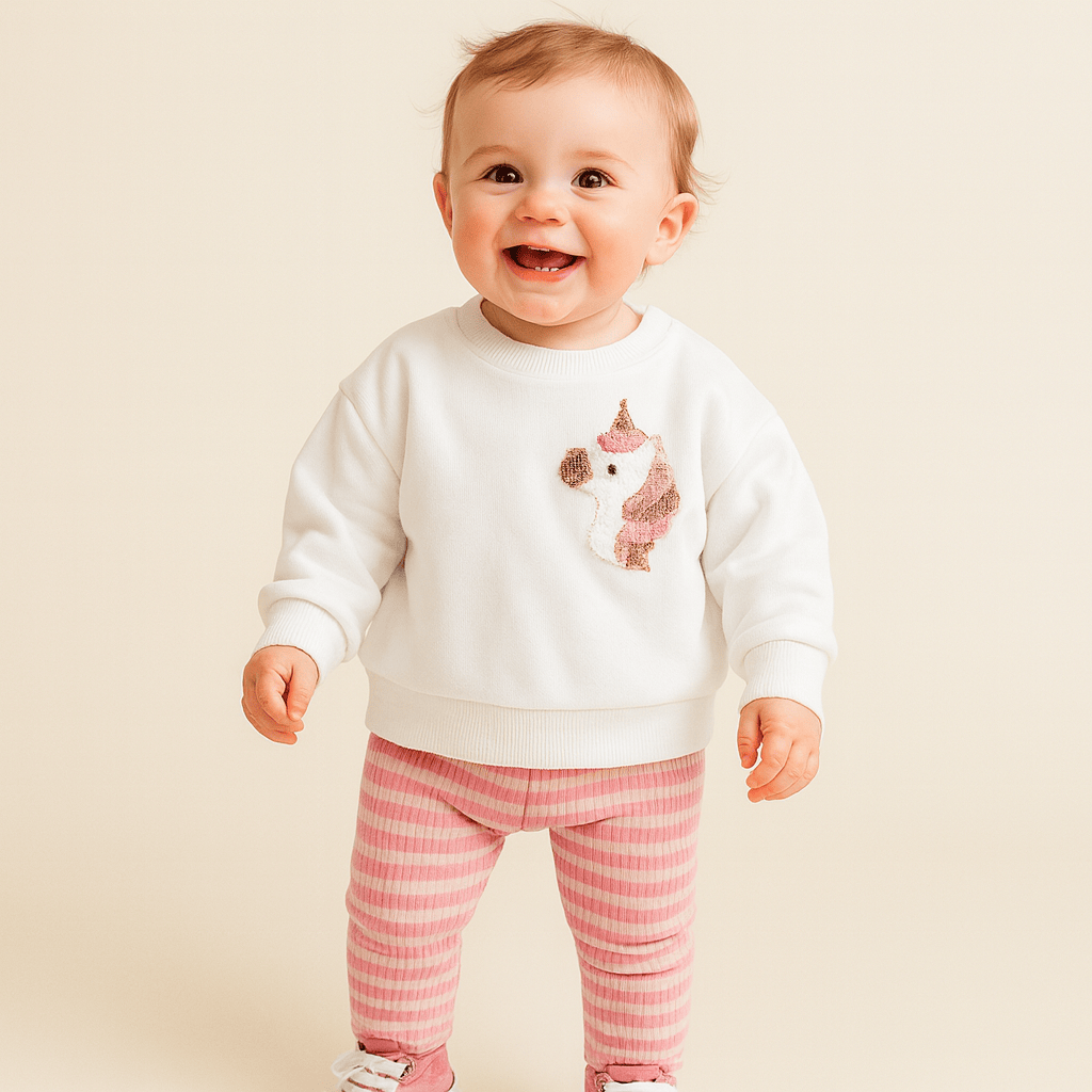 Baby Cartoon Animal Outfit Set