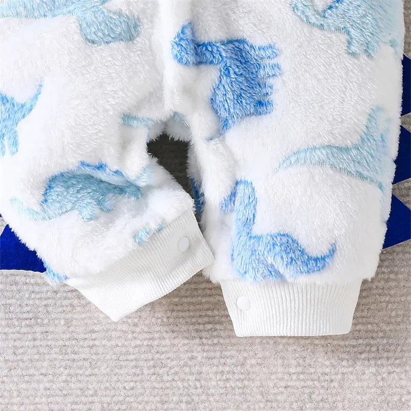 Baby Dinosaur Fleece Romper
