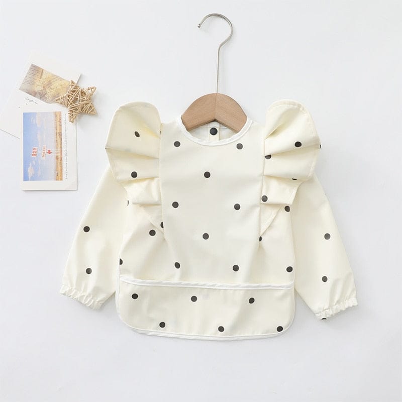 Wings dots / S(6-12M) Baby Feeding Bibs