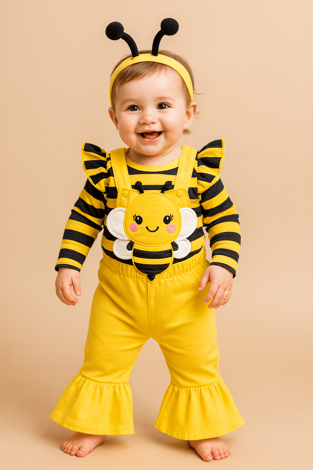 Baby Girl Bee Costume Set