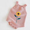 82104 Pink / 12M Baby Girl Flower Embroidery