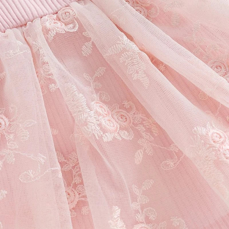 Baby Girl Mesh Romper Dress