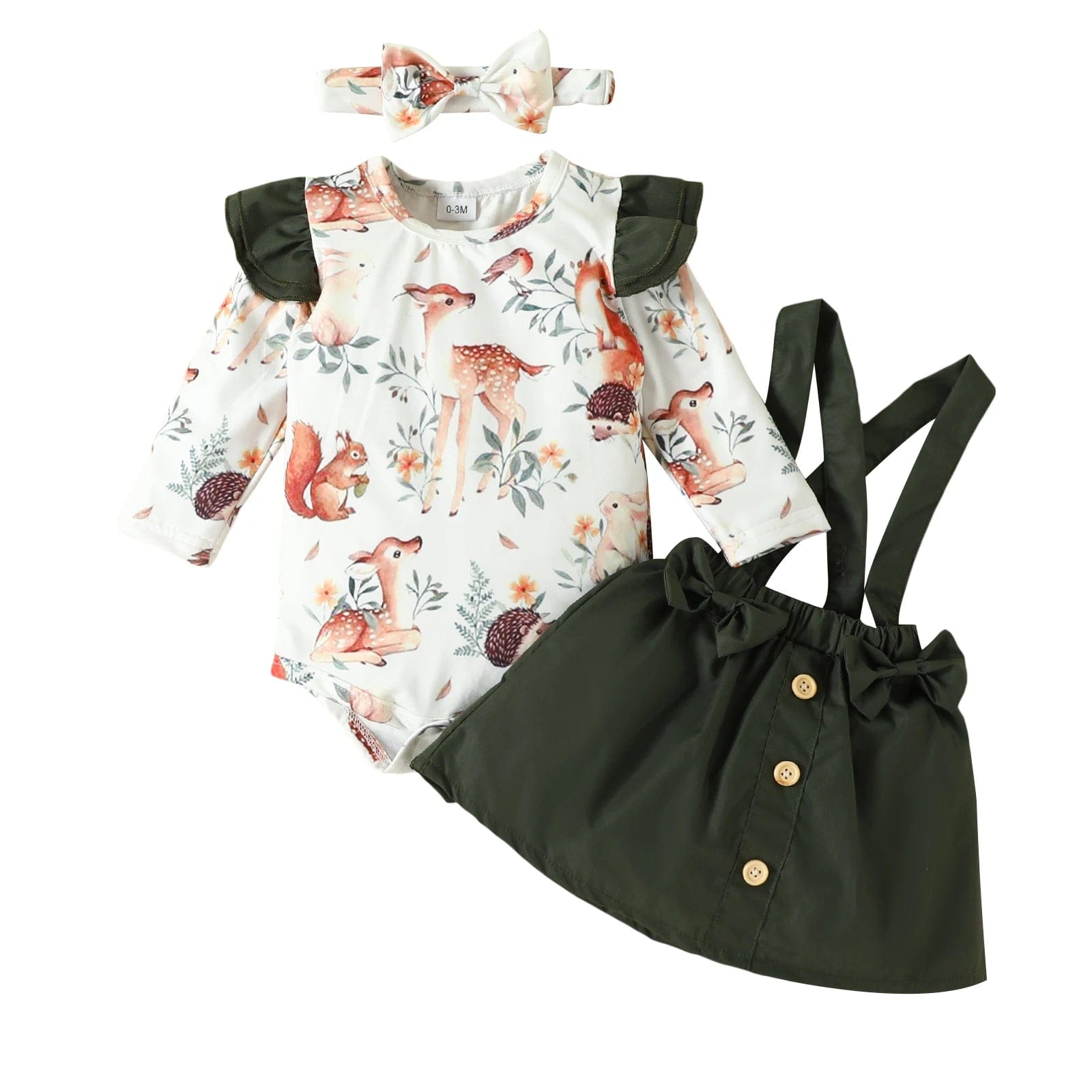 B / 0 3M Baby Girls Skirt Set