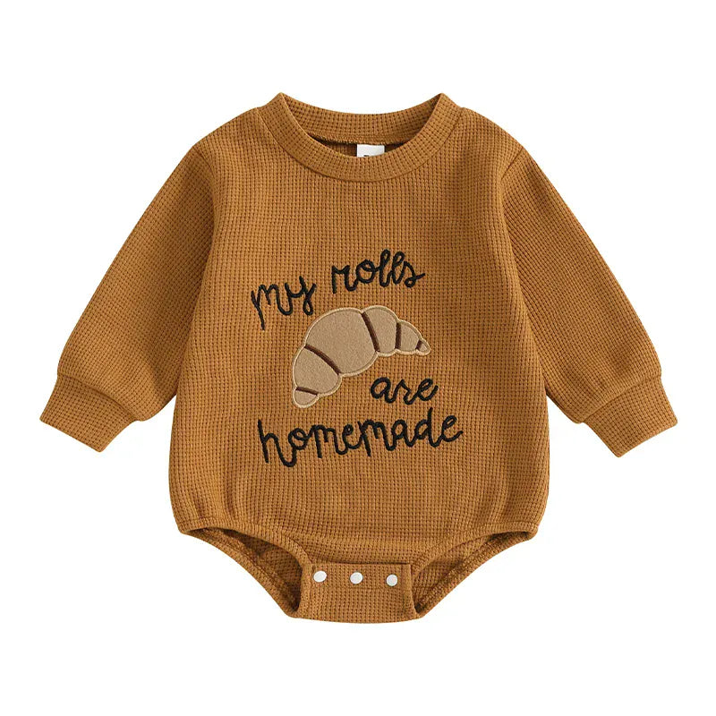 Brown / 18-24M Baby Thanksgiving Romper