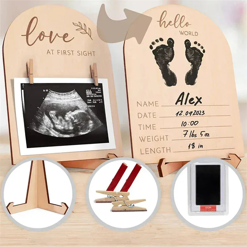 with inkpad Baby Ultrasound Photo Frame