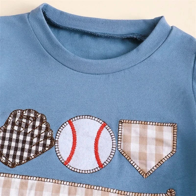 Baseball Themed Baby Outfit